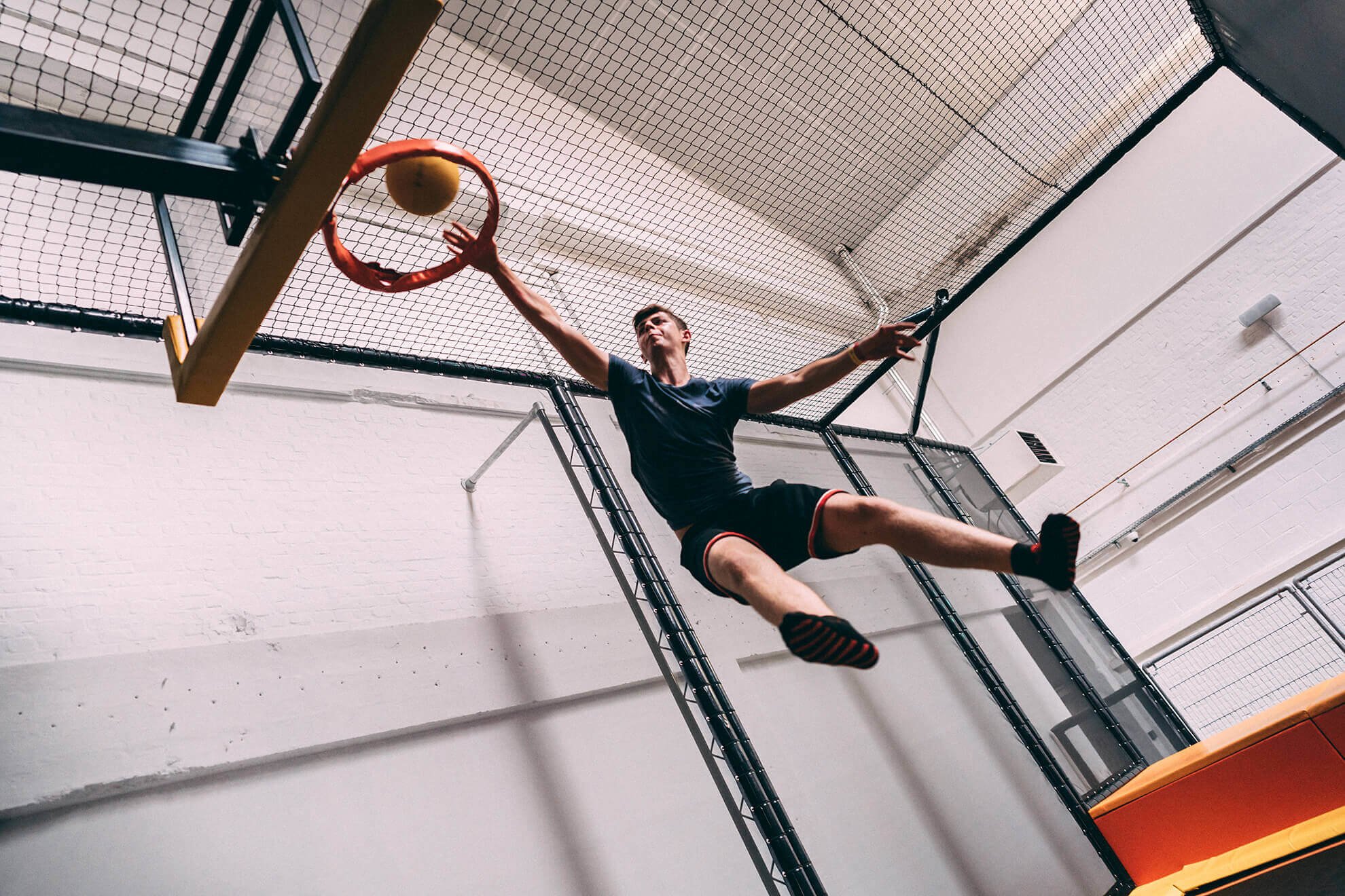 Basket Trampoline chez You Jump