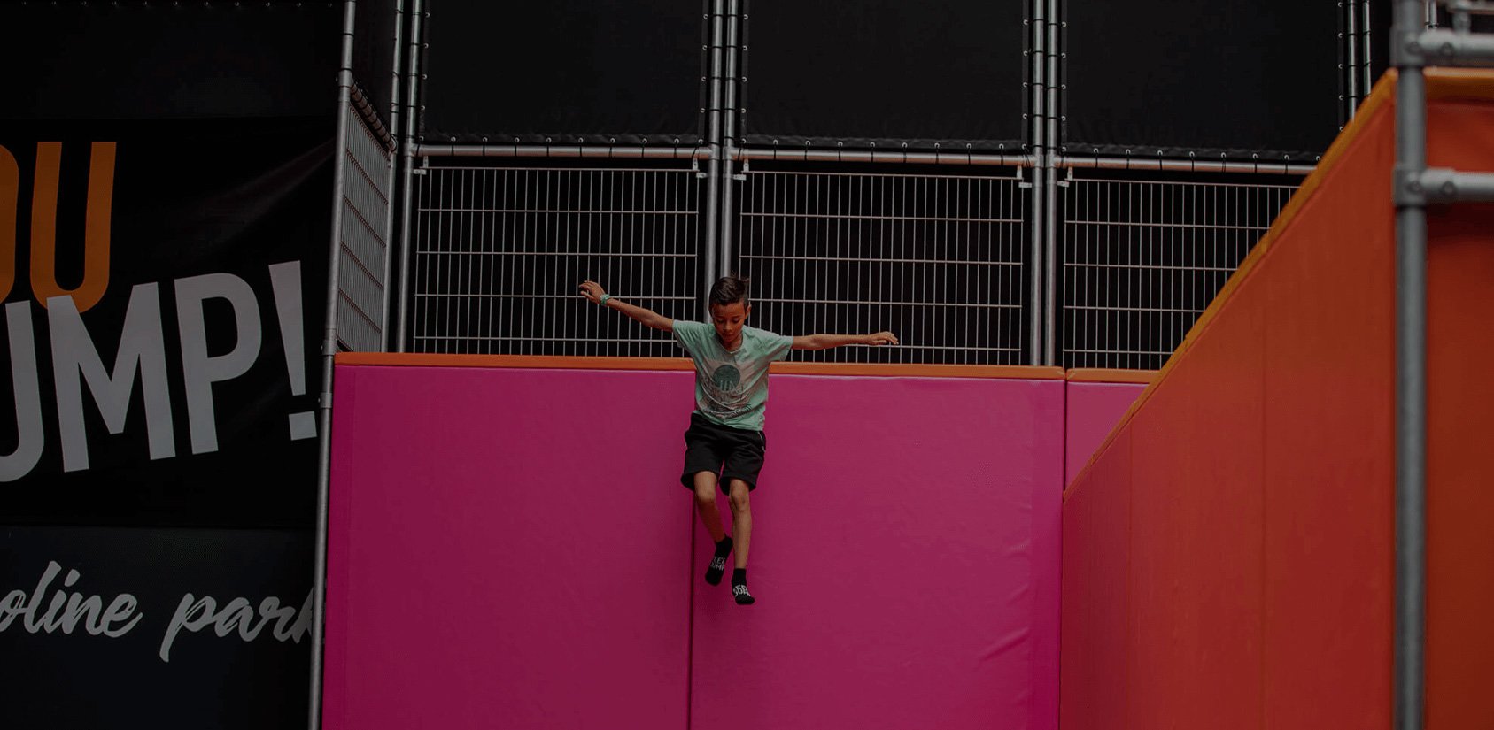 Walking-wall au trampoline park You Jump