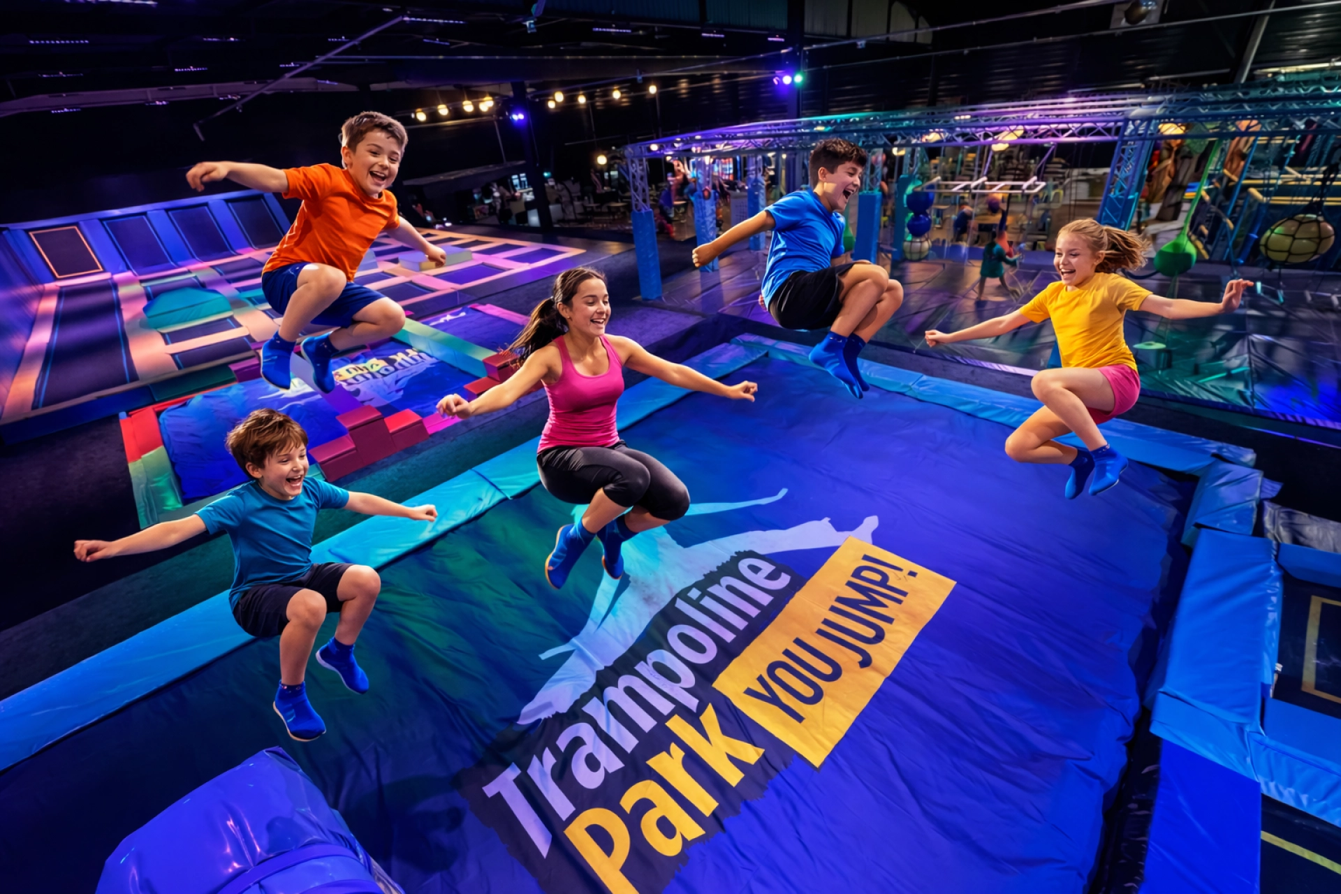 Parc de loisir indoor en France avec Trampoline Park