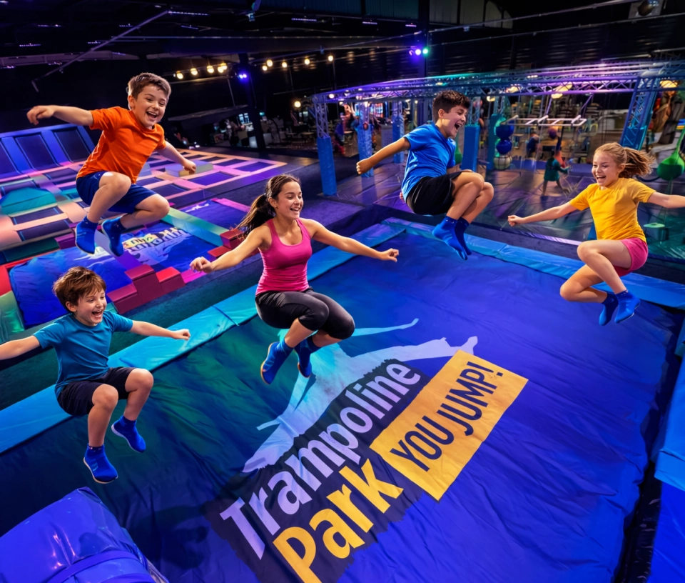 Parc de loisir indoor en France avec Trampoline Park