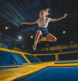 Parc indoor de trampoline en France