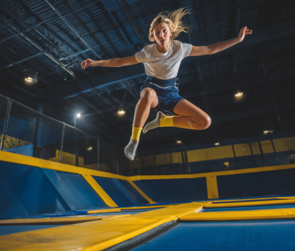 Parc indoor de trampoline en France