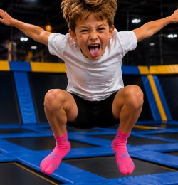 Mini jumper trampoline park