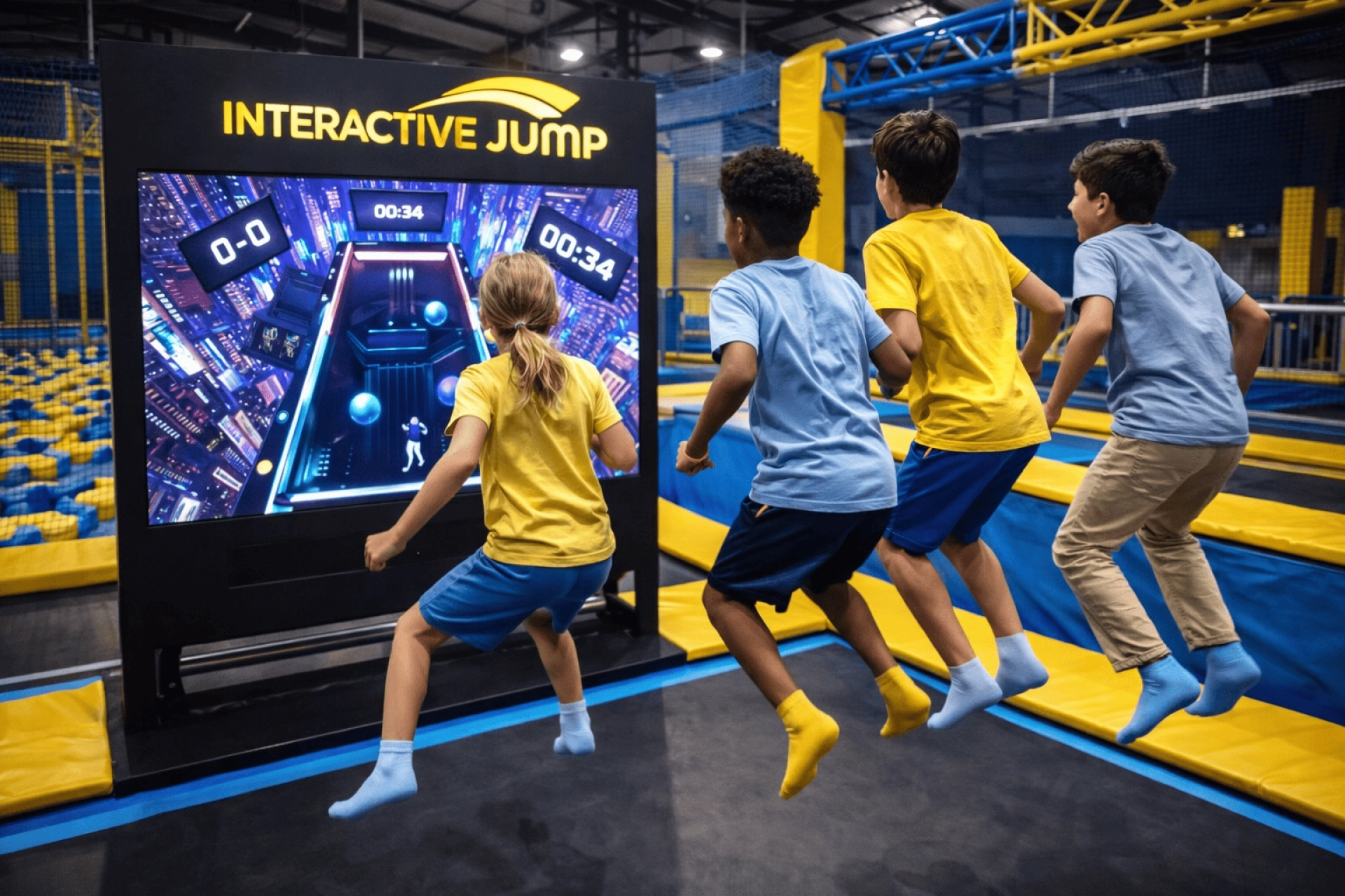 Interactive Jump jeux interactif parc de jeux