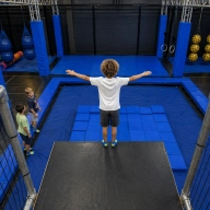 Stunt bac à air bag aire de jeux interieur