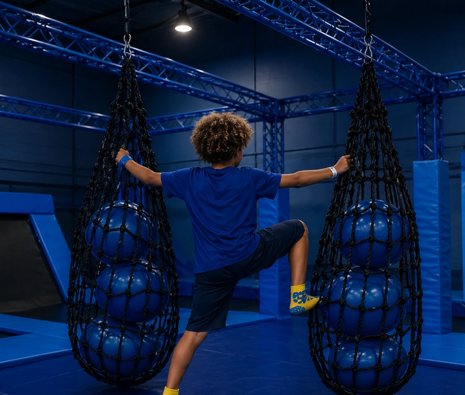 ninja warrior parc de jeux indoor
