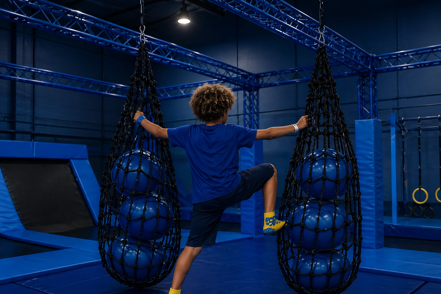 ninja warrior parc de jeux indoor