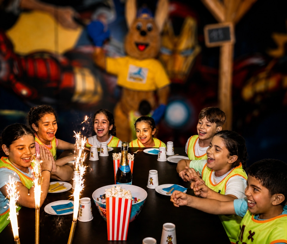 Gouter d'anniversaire enfantTrampoline Park
