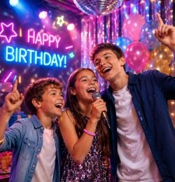Formule Disco Super Party Karaoké – anniversaire enfant Toulouse Montaudran