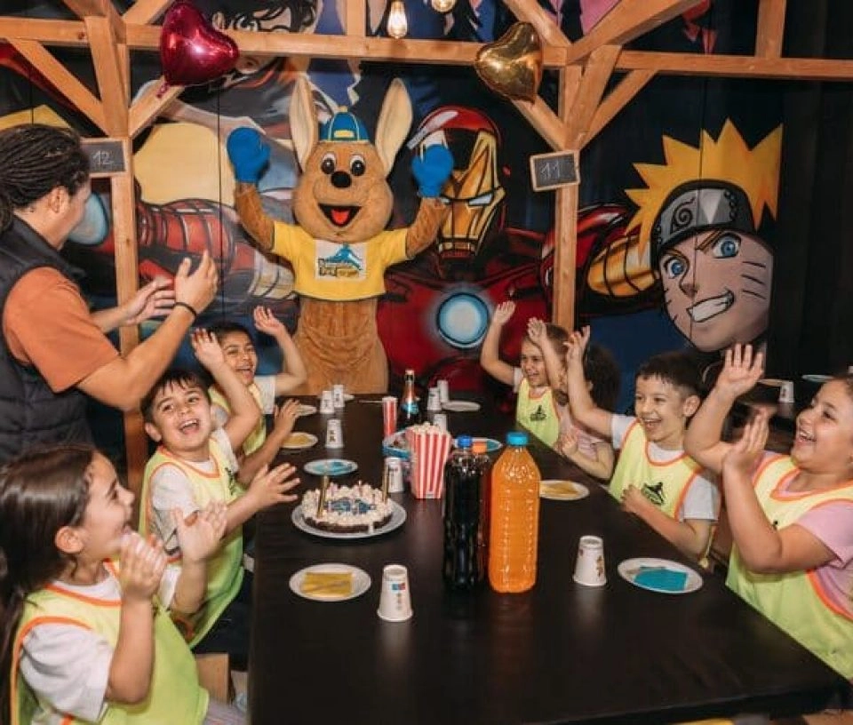 anniversaire groupe enfants avec Jumpy