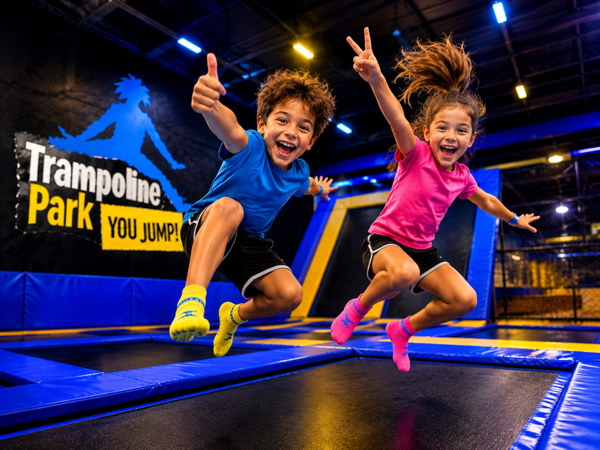 trampoline park enfant happy parc indoor
