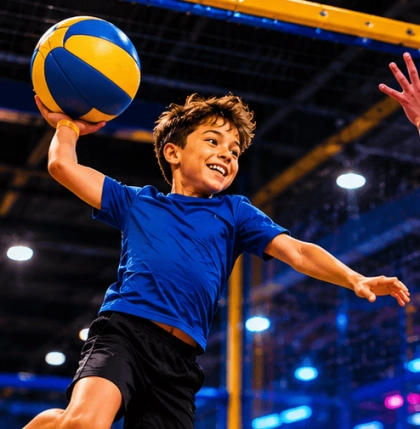 dodgeball ballon prisonnier parc jeux interieur enfant