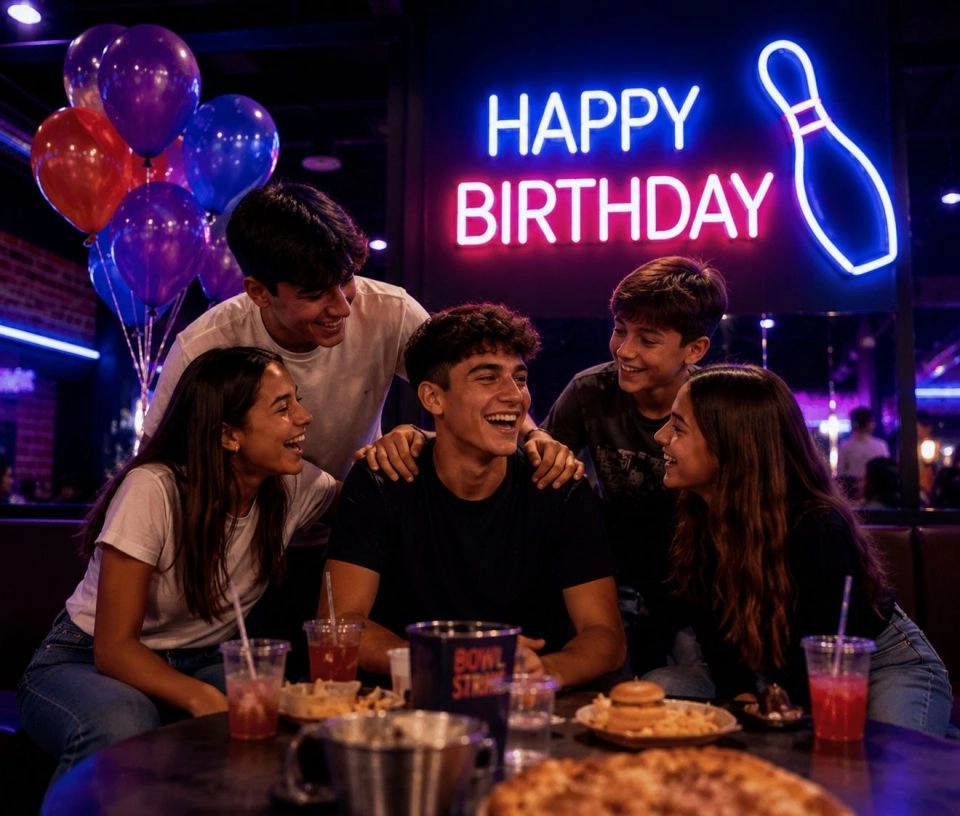équipe bowling anniversaire