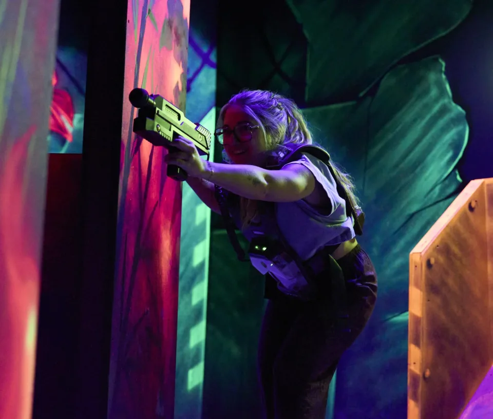laser game fille tir