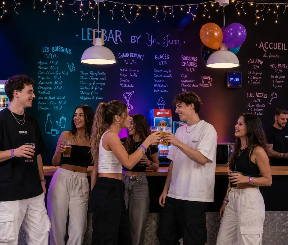 soirée BDE trampoline park