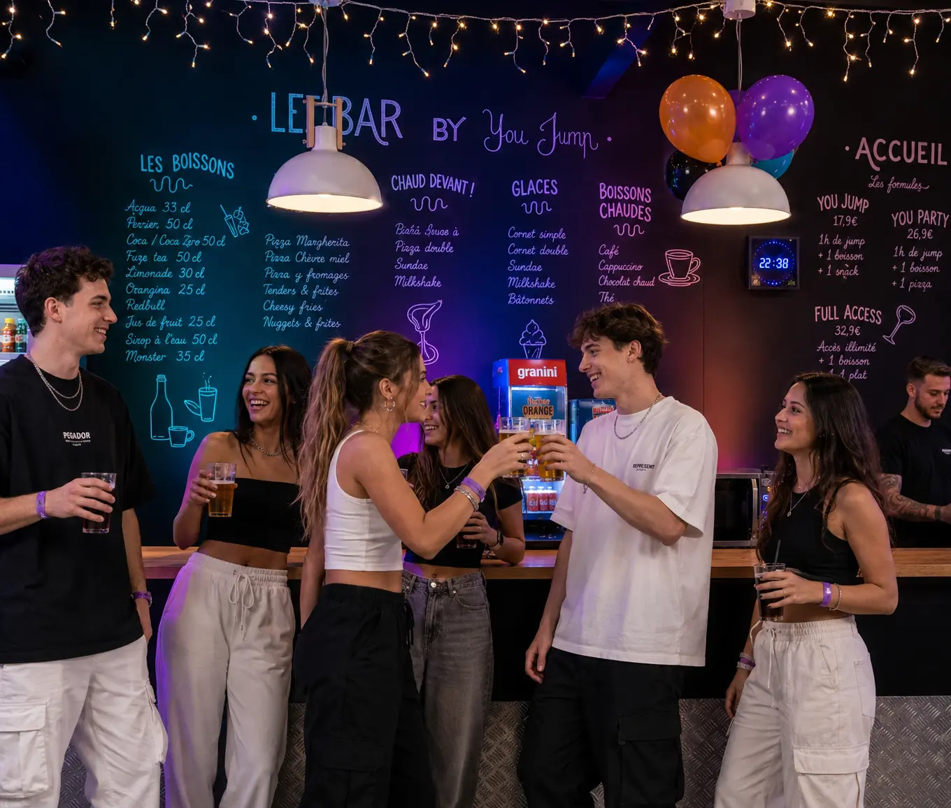 soirée BDE trampoline park