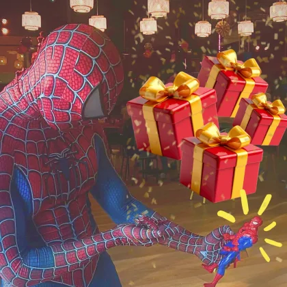 fête spiderman cadeau