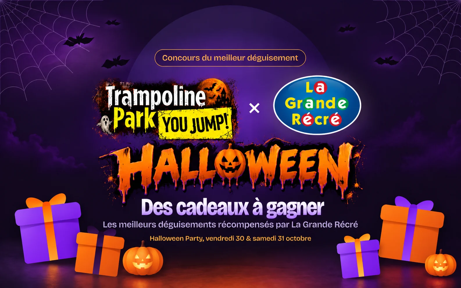 Concours du meilleur déguisement Halloween avec La Grande Récré
