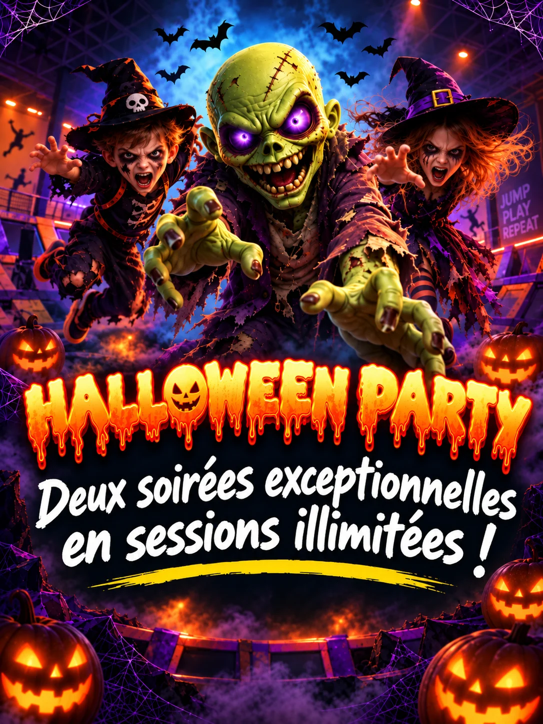 Trampoline Park Toulouse Montaudran : 6d63dc9b ceb2 461f 8d06 526f65955994 soiree halloween enfants trampolinepark