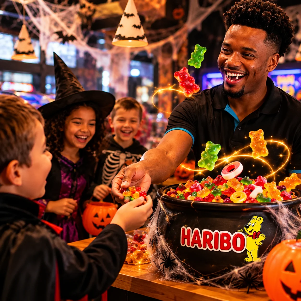 Ambiance Halloween dans le parc