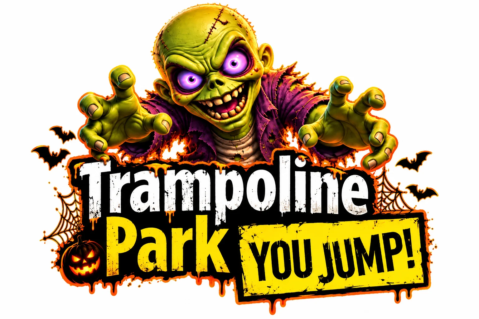 Trampoline park halloween party