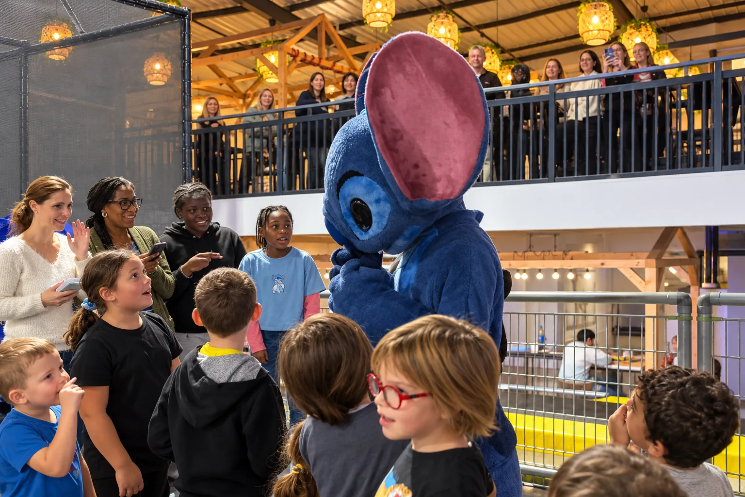 trampoline park strasbourg geispolsheim animation stitch enfants