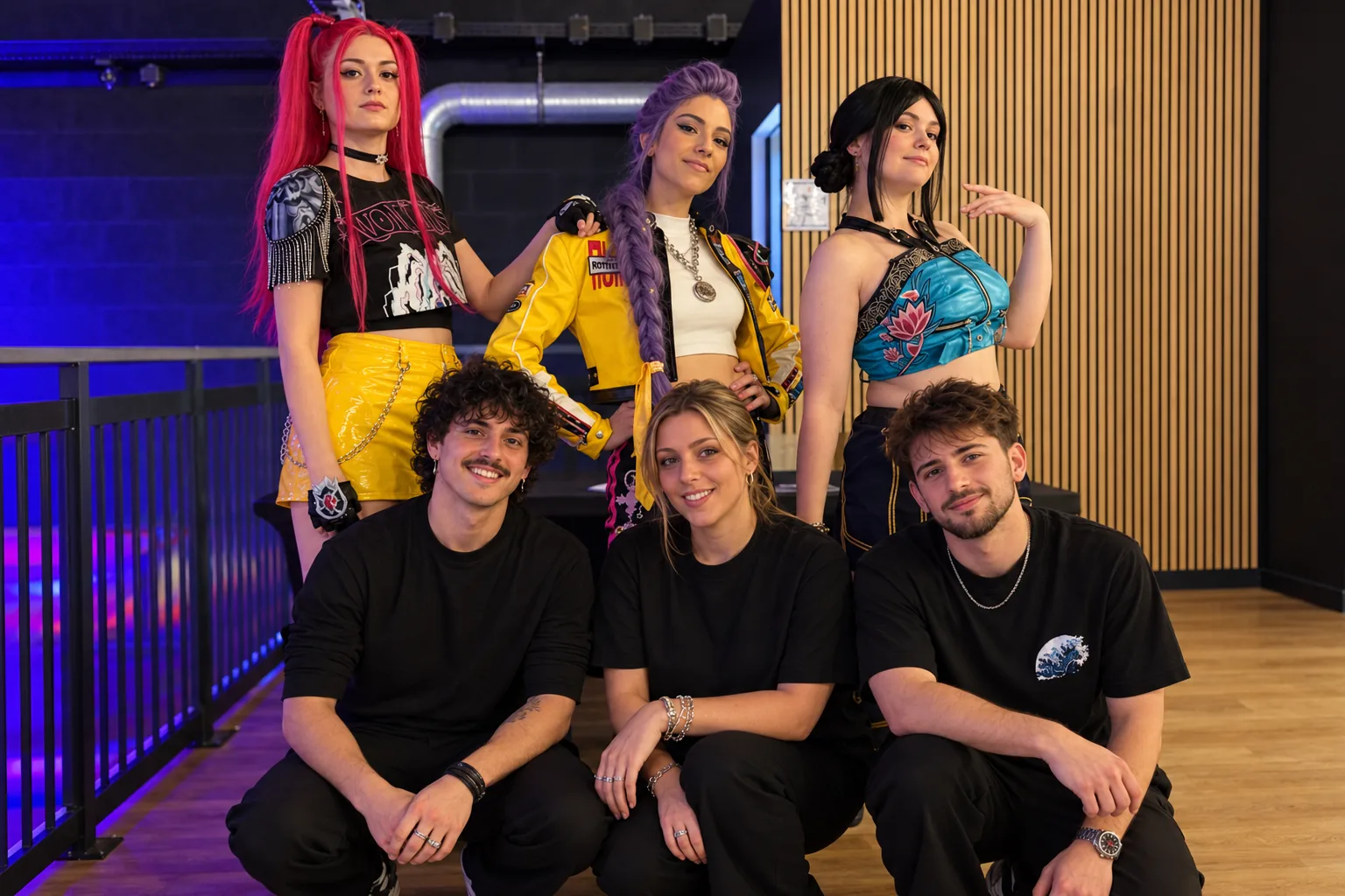soiree kpop trampoline park artistes equipe