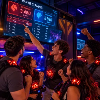 Laser game indoor